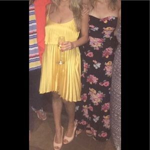 Chinese Laundry yellow cocktail dress